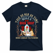 Tale As Old As Time Belles Book Shop T-Shirt - Navy Blue