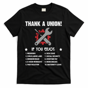 Thank A Union! T-Shirt - Black