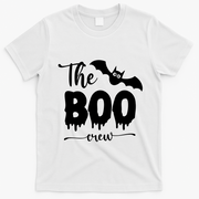 The Boo Crew Haloween Matching T-Shirt - White