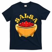 Tortilla Chips And Salsa Funny Matching Halloween Costumes T-Shirt - Navy Blue