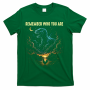 T-Rex Chicken Evolution Remember Who You Are T-Shirt - Green
