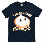 Thanksgiving Cream Pie Here For The Sloppy Creampie T-Shirt - Navy Blue