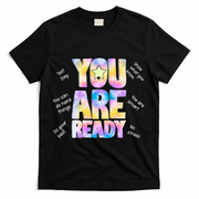 Test Day For Teachers You Are Ready T-Shirt - Black