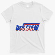 Two Fiddy 1776-2026 Vintage Americana Graphic Apparel T-Shirt - White