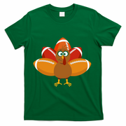 Turkey Football Thanksgiving T-Shirt - Green