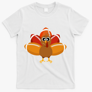 Turkey Football Thanksgiving T-Shirt - White