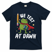 Teacher Frog We Test At Dawn T-Shirt - Navy