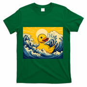 The Great Duck Off Kanagawa T-Shirt - Green