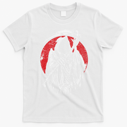 The Grim Reaper Skeleton Skull Death Scythe Grunge Horror T-Shirt - White
