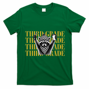 Third Grade Raccoon Back To School T-Shirt - Irish Green