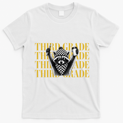 Third Grade Raccoon Back To School T-Shirt - White