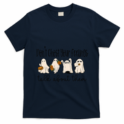Tal Health Halloween DonT Ghost Your Feelings Halloween T-Shirt - Navy Blue