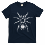 Tarantula Huge Spider Phobia Halloween Costume Arachnophobia T-Shirt - Navy Blue