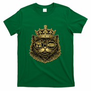 This Is An Outrage Funny Princess Cat Donut Gold T-Shirt - Green