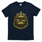 This Is An Outrage Funny Princess Cat Donut Gold T-Shirt - Navy