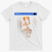 There Is Motion At Your Front Door Tung Tung Tung Sahur T-Shirt - White