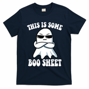 This Is Some Boo Sheet Funny Ghost T-Shirt - Navy Blue