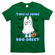 This Is Some Boo Sheet Funny Cute Dog Ghoul Halloween T-Shirt - Irish Green