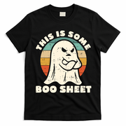 This Is Some Boo Sheet Funny Halloween Costumes Men Women T-Shirt - Black