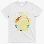 This Is Some Boo Sheet Ghost Halloween Costume Funny T-Shirt - White