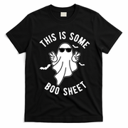 This Is Some Boo Sheet Ghost Funny Halloween T-Shirt - Black
