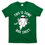 This Is Some Boo Sheet Ghost Funny Halloween T-Shirt - Irish Green