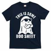 This Is Some Boo Sheet Halloween Ghost Funny Gift T-Shirt - Navy Blue