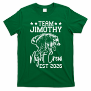 Team Jimothy Night Crew 2026 T-Shirt - Irish Green