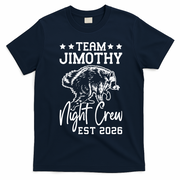 Team Jimothy Night Crew 2026 T-Shirt - Navy Blue