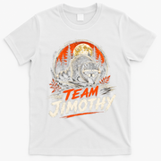 Team Jimothy Viral Raccoon Funny T-Shirt - White