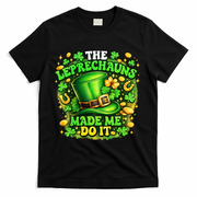 The Leprechauns Made Me Do It T-Shirt - Black