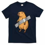 The Modern Art Of Capybanana Duck Tape T-Shirt - Navy Blue