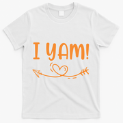 Thanksgiving Matching Couple SheS My Sweet Potato I Yam Set T-Shirt - White