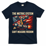 The Metruc System Can't Measure Freedom T-Shirt - Navy