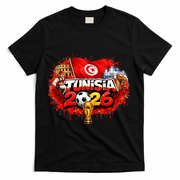 TUNISIA North America Soccer Tournament 2026 T-Shirt - Black