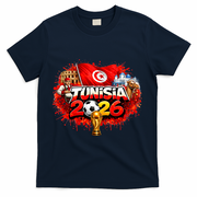 TUNISIA North America Soccer Tournament 2026 T-Shirt - Navy