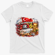 TURKIYE North America Soccer Tournament 2026 T-Shirt - White