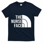 The Nurse Face Gift For Nurse T-Shirt - Navy