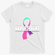 Thyroid Or Thyroid Awareness Or Thyroid Cancer Warrior Cute T-Shirt - White