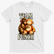 Team Punch Baby Monkey Punch T-Shirt - White