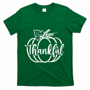 Thankful Pumpkin Cute Cozy T-Shirt - Green