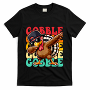 Thanksgiving Pilgrim Turkey Day Gobble T-Shirt - Black