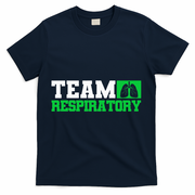 Team Respiratory Respirotary Therapist funny T-Shirt - Navy