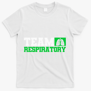 Team Respiratory Respirotary Therapist funny T-Shirt - White