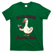 Teacher Teaching Back To School Silly Goose Teacher Club Gift T-Shirt - Green