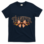 Thanksgiving Thankful Bowtie T-Shirt - Navy