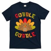 Thanksgiving Turkey Gobble T-Shirt - Navy