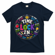 Time To Lock In Test Day T-Shirt - Navy