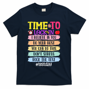 Time To Lock In Test Day Do Your Best T-Shirt - Navy
