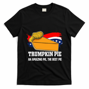 Thanksgiving Trumpkin Pumpkin Pie Donald Trump Political T-Shirt - Black
